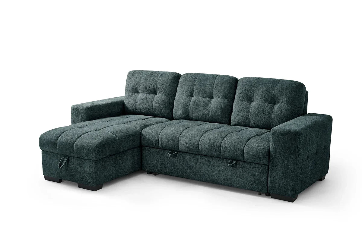Palermo Sofabed | Teal Universal Corner | 250 x 156 CM