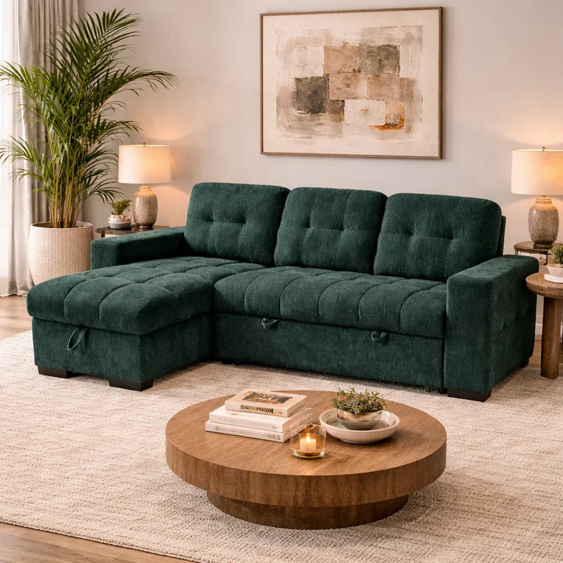 Palermo Sofabed | Teal Universal Corner | 250 x 156 CM