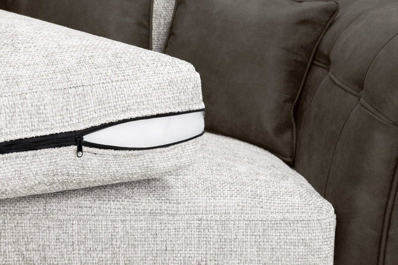 Isabella Sofa | Grey Large High-Back Corner | 275 x 275 CM