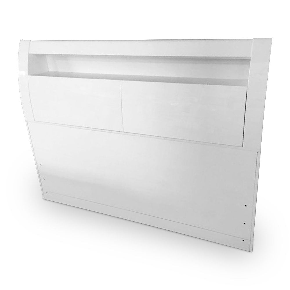 Rosy Light Grey High Gloss Ottoman Bed - Storage Lift Up | Double 4FT6
