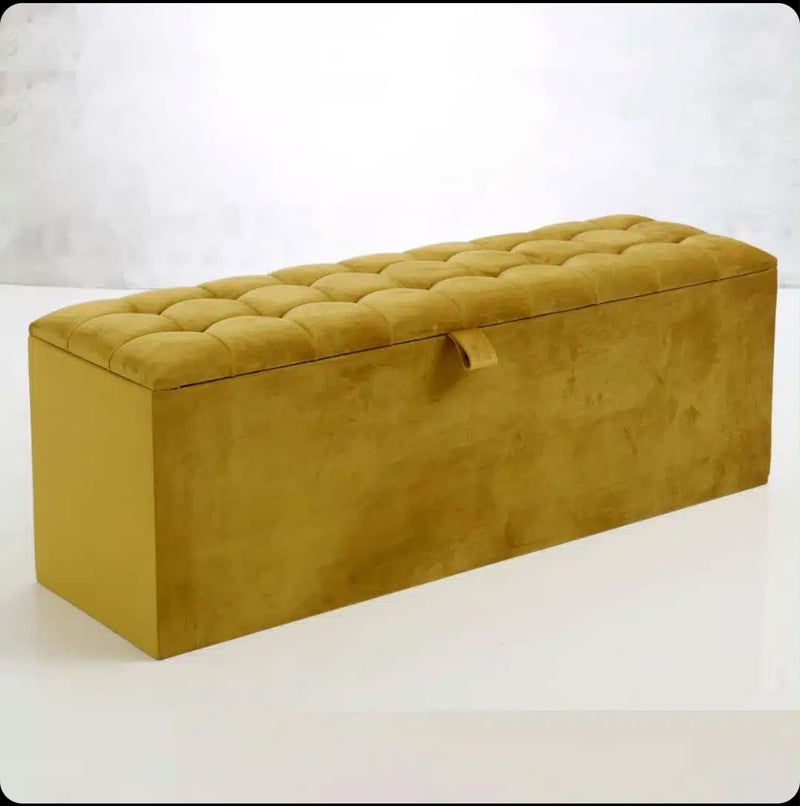 Velvet Ottoman Box